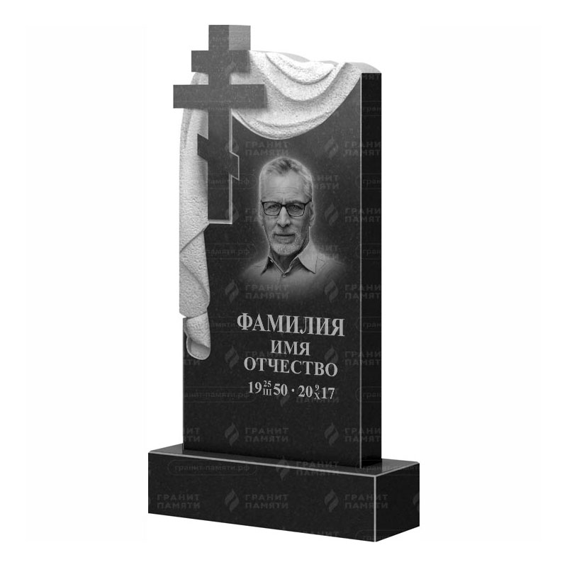 Памятники из гранита с крестом в Нижнем Новгороде | Гранитный памятник ФГ-085