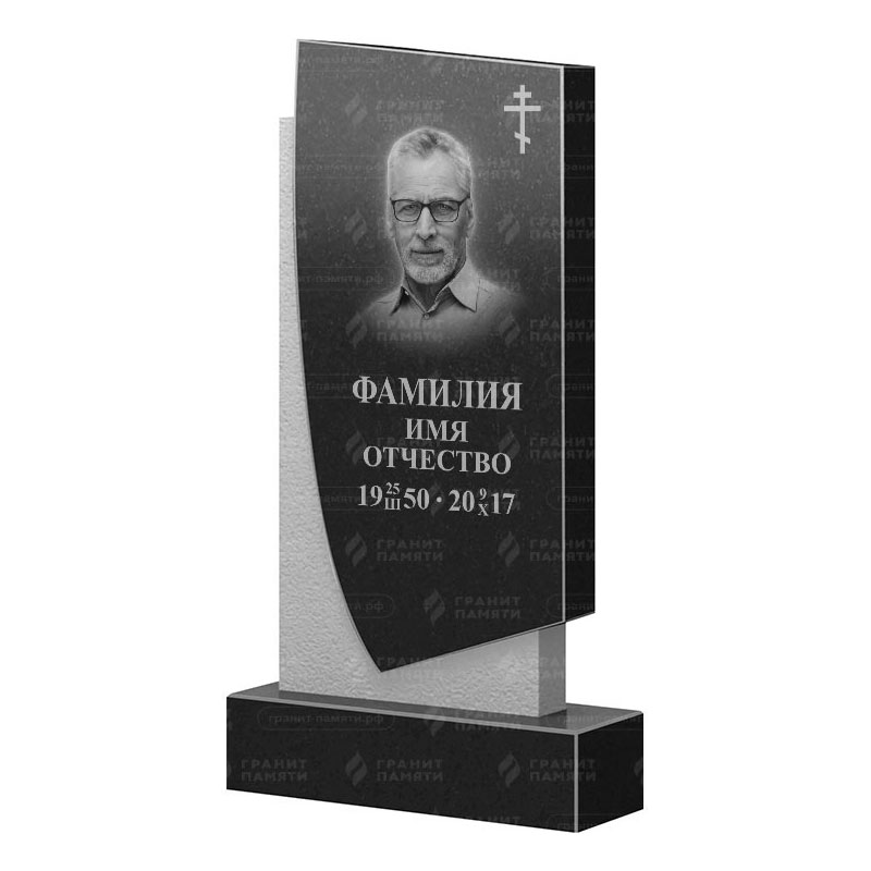 Памятники из гранита вертикальные в Нижнем Новгороде | Гранитный памятник ФГ-075