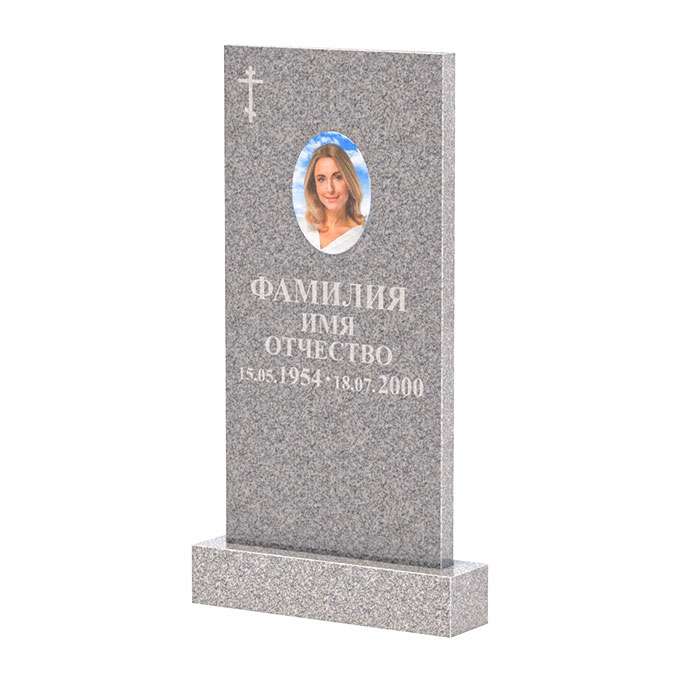 Памятники из цветного гранита в Нижнем Новгороде | Памятник из Сибирского гранита прямой