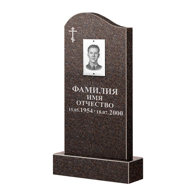 Памятники из цветного гранита в Нижнем Новгороде | Памятник из гранита Елизовский ФГЦ-030