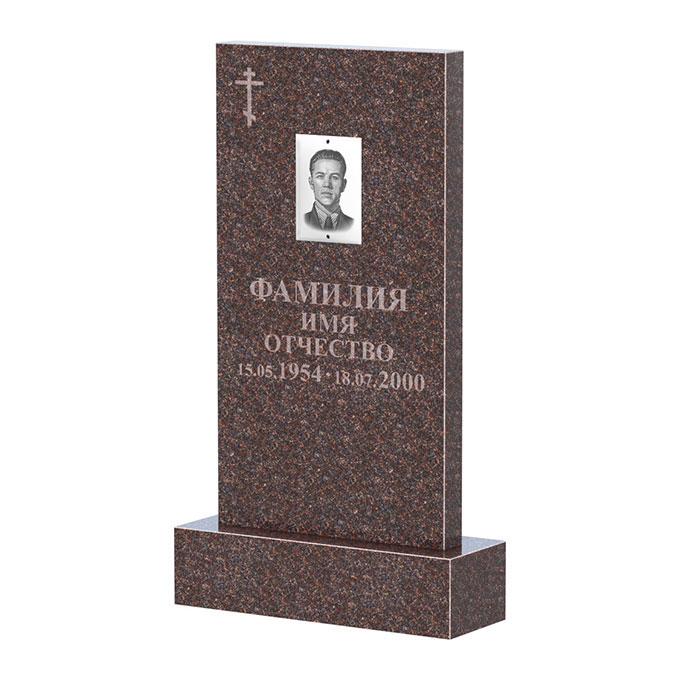 Памятники из цветного гранита в Нижнем Новгороде | Памятник из гранита Елизовский прямой