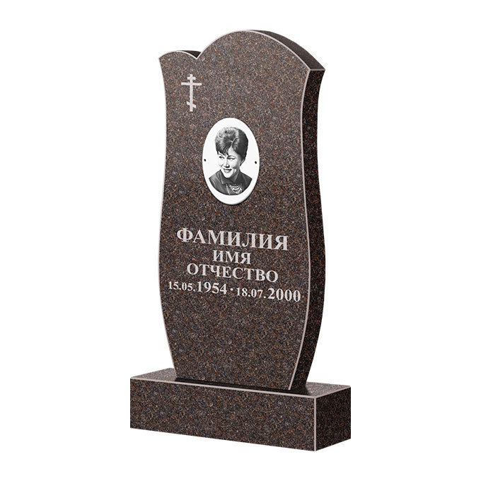 Памятники из цветного гранита в Нижнем Новгороде | Памятник из гранита Елизовский ФГЦ-039