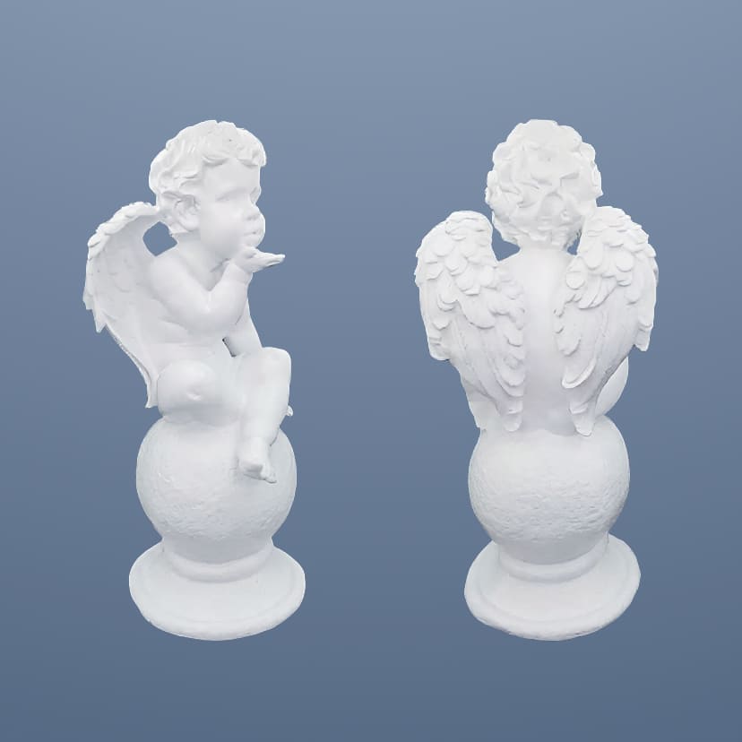 Скульптуры из искусственного мрамора в Нижнем Новгороде | Скульптура ангел на шаре №2