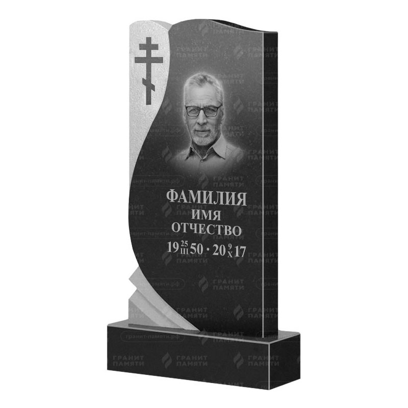 Памятники из гранита вертикальные в Нижнем Новгороде | Гранитный памятник ФГ-169