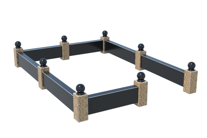 Цоколи на могилу в Нижнем Новгороде | Цоколь на могилу №0036