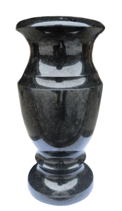 Вазы из камня в Нижнем Новгороде | Ваза гранитная «Габбро 30»