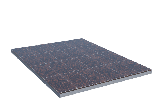 Площадки на могилу в Нижнем Новгороде | Площадка с облицовкой Дымовским гранитом