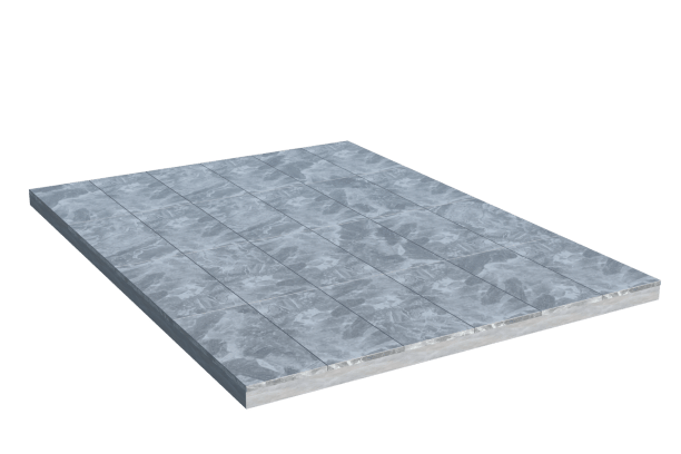 Площадки на могилу в Нижнем Новгороде | Площадка с мраморной облицовкой