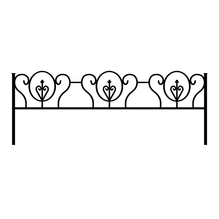 Металлические оградки, столы, скамейки в Нижнем Новгороде | Оградка №3