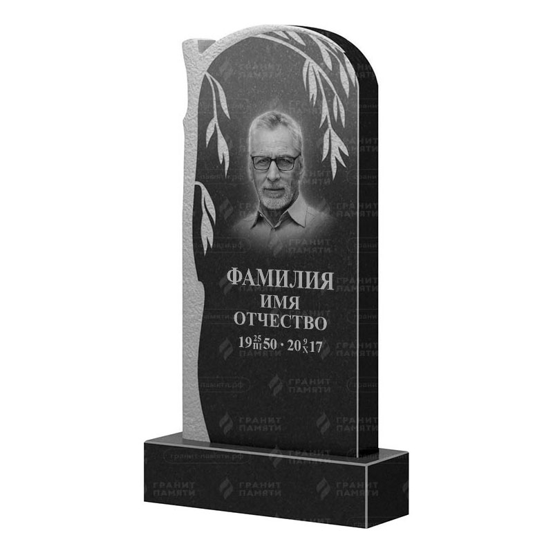 Памятники из гранита с деревом в Нижнем Новгороде | Гранитный памятник ФГ-090