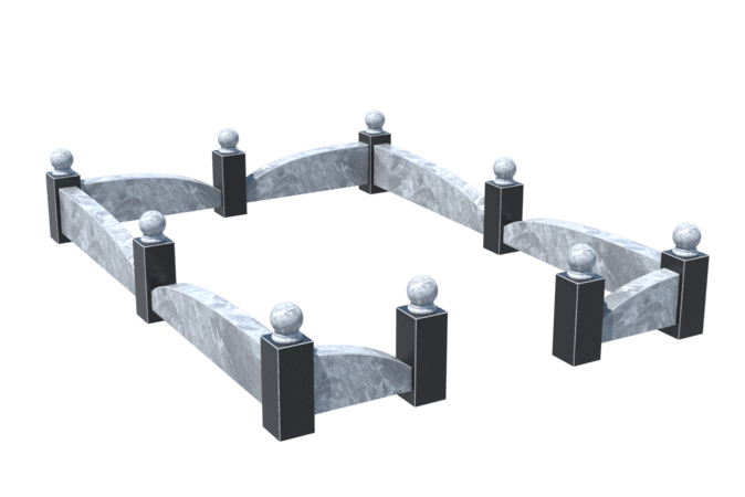 Цоколи на могилу в Нижнем Новгороде | Цоколь на могилу №0040