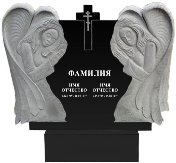 Памятники с ангелом на могилу в Нижнем Новгороде | Гранитный памятник Ангел №1