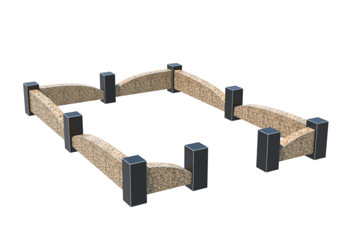 Цоколи на могилу в Нижнем Новгороде | Цоколь на могилу №0046