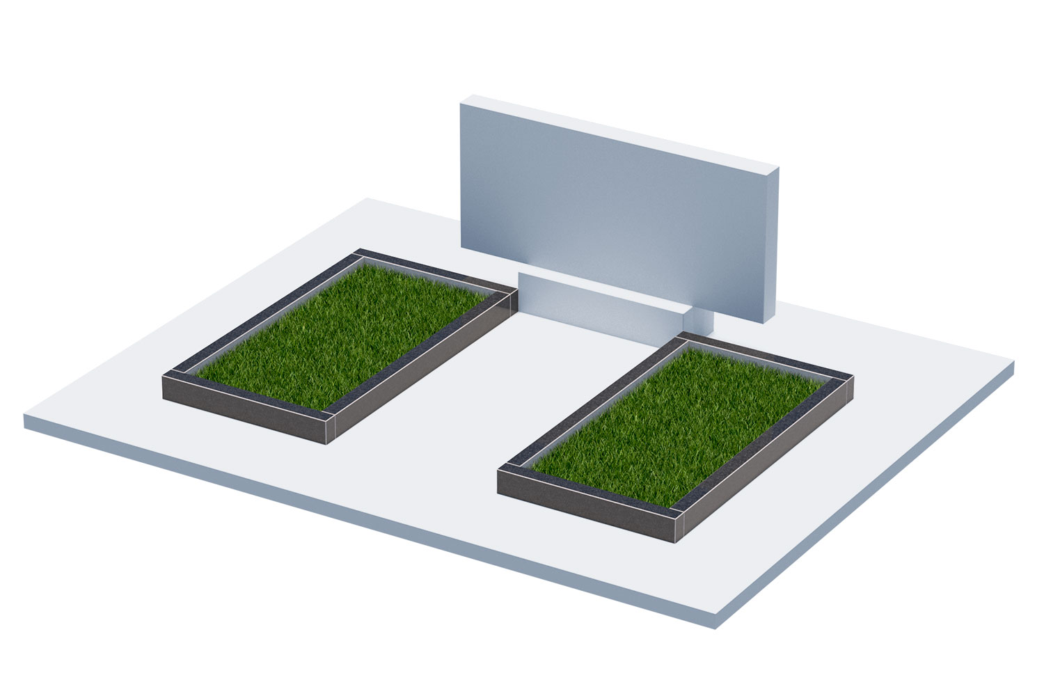 Цветники и надгробные плиты в Нижнем Новгороде | Цветник Автономный, 2 шт