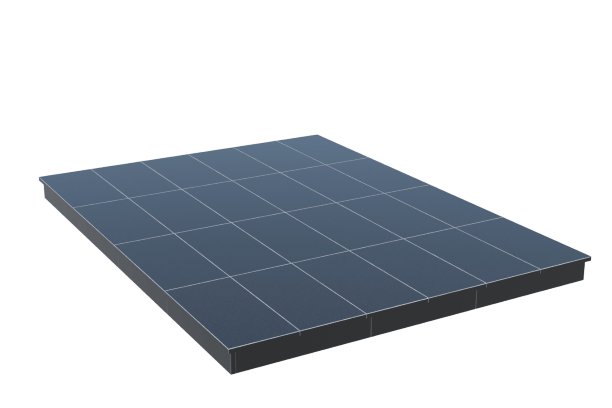 Площадки на могилу в Нижнем Новгороде | Площадка с вертикальной (10 см) облицовкой гранитом Габбро