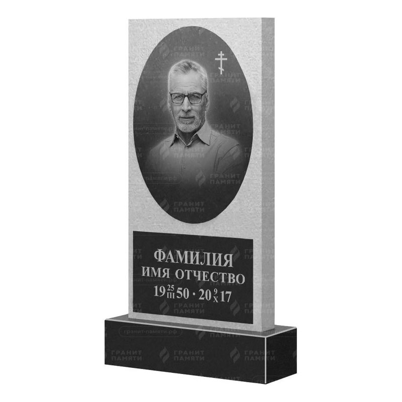 Памятники из гранита вертикальные в Нижнем Новгороде | Гранитный памятник ФГ-166