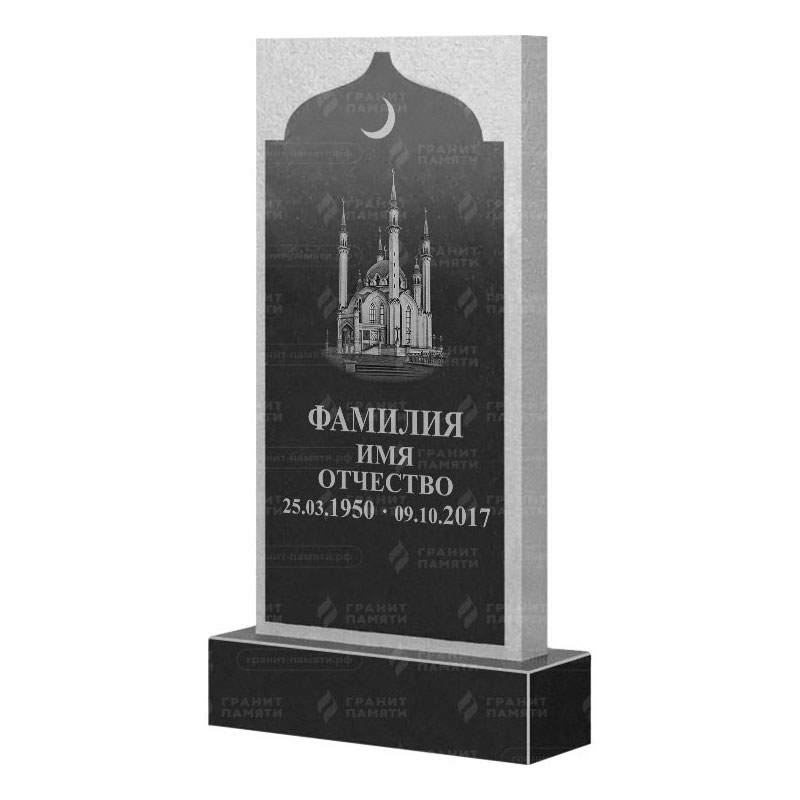 Мусульманские памятники на могилу в Нижнем Новгороде | Гранитный памятник ФГ-167