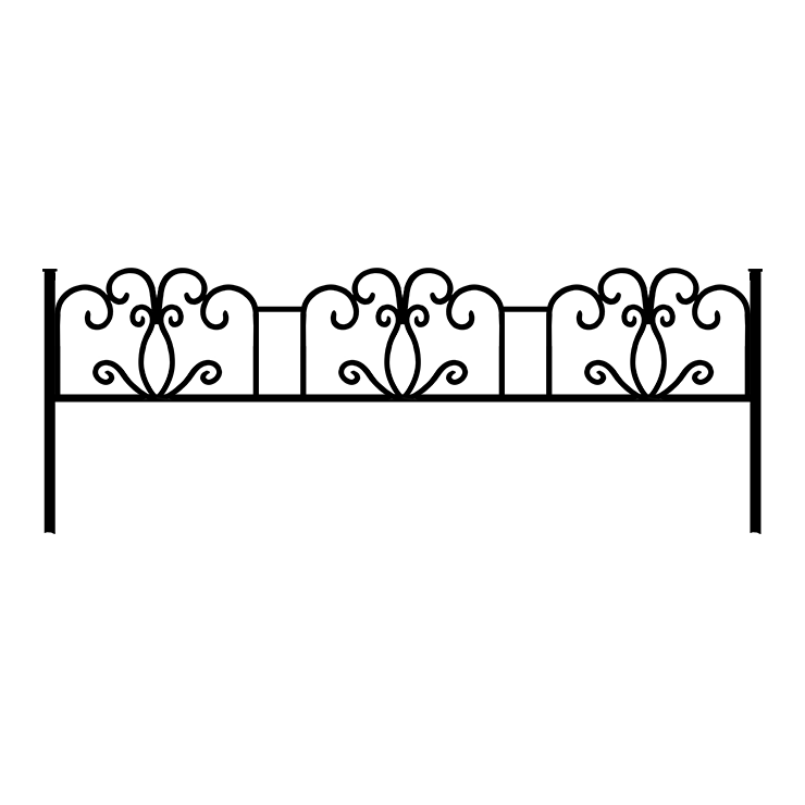 Металлические оградки, столы, скамейки в Нижнем Новгороде | Оградка №4