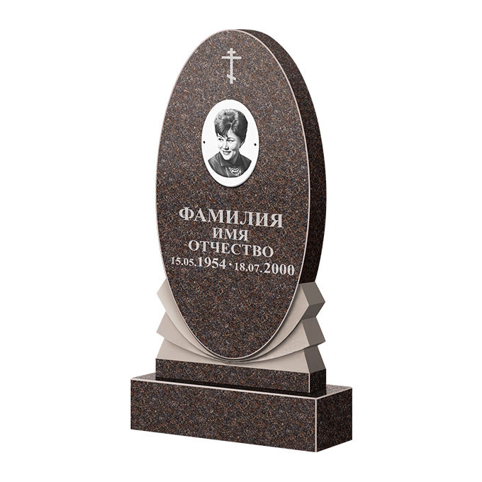 Памятники из цветного гранита в Нижнем Новгороде | Памятник из гранита Елизовский ФГЦ-068