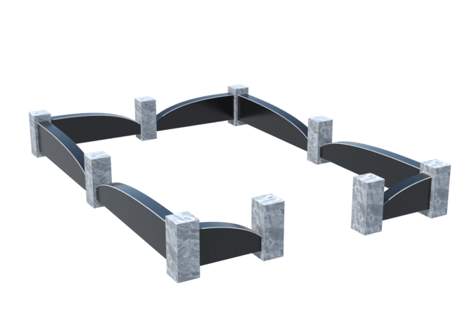 Цоколи на могилу в Нижнем Новгороде | Цоколь на могилу №0041