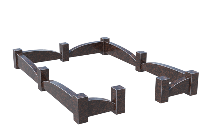 Цоколи на могилу в Нижнем Новгороде | Цоколь на могилу №0043